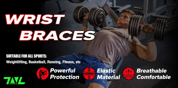 1 Pair Anti-Slip Gym Gloves for Men Women, Wrist Support Workout Gloves Half Finger Breathable, Cycling Fitness Training Gloves